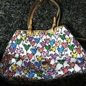 Dooney & burke mickey mouse balloon head purse